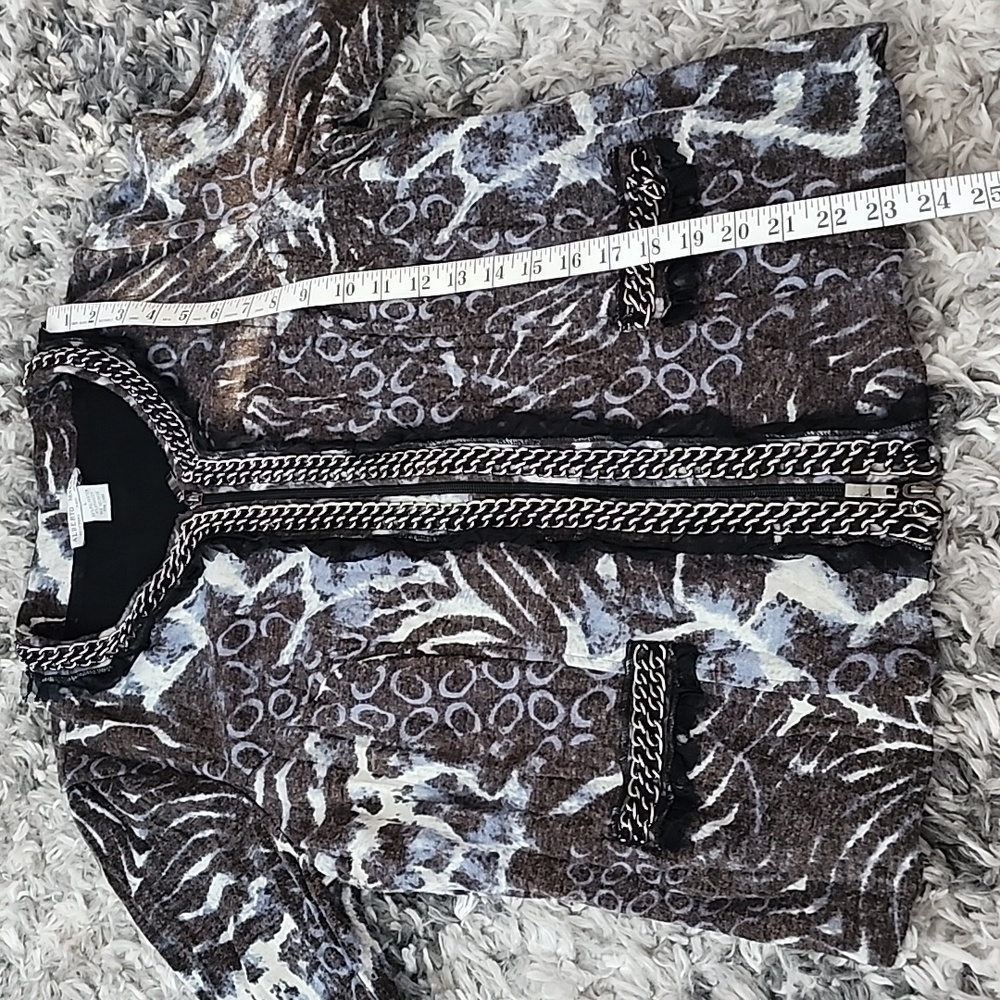 Vintage Alberto Makali Chic Patterned Jacket With… - image 7